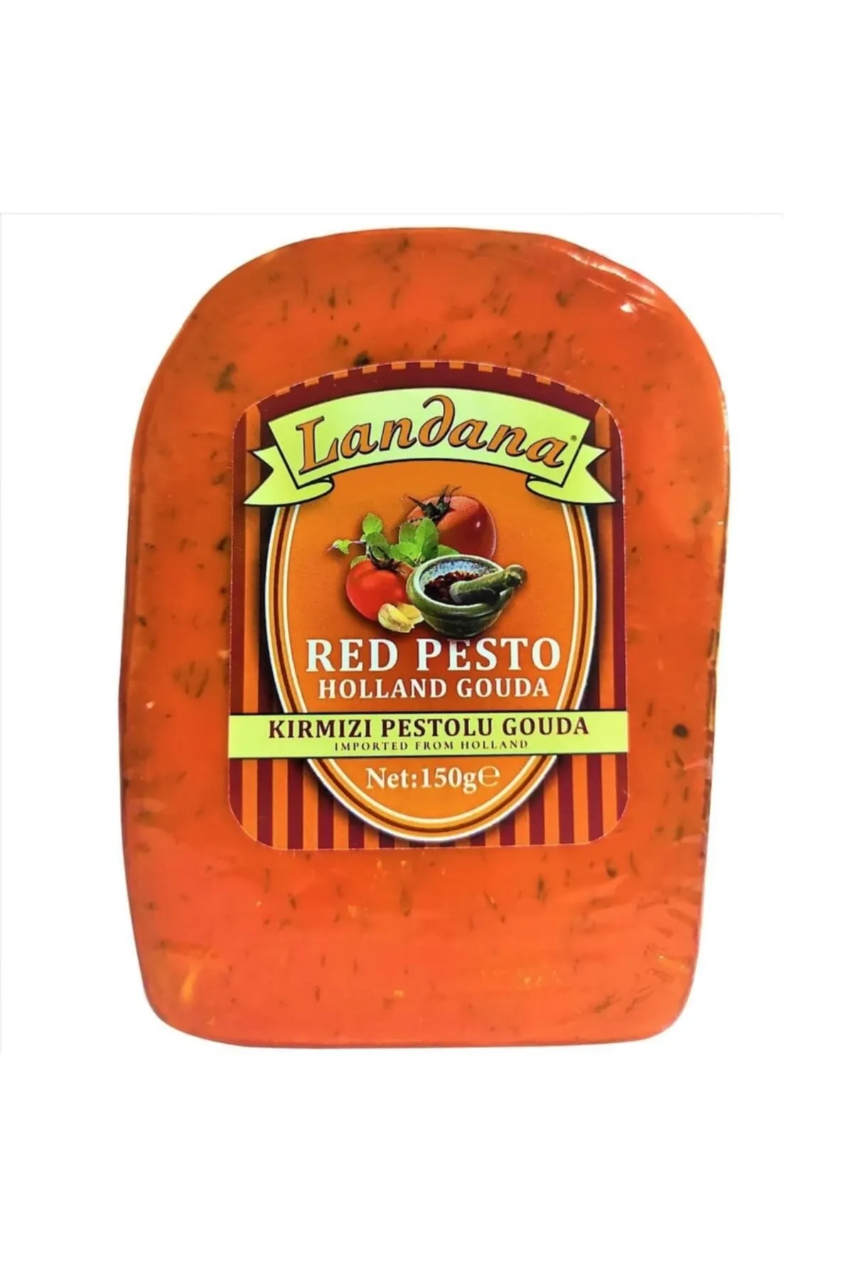 Sevet Gurme - Gouda Fesleğenli-Kırmızı (150gr.)